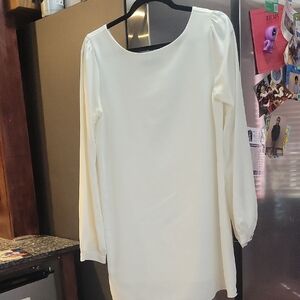 Elegant White Dress LULUS